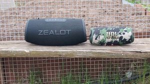 zealot s87 vs jbl change 5 громкость 100%