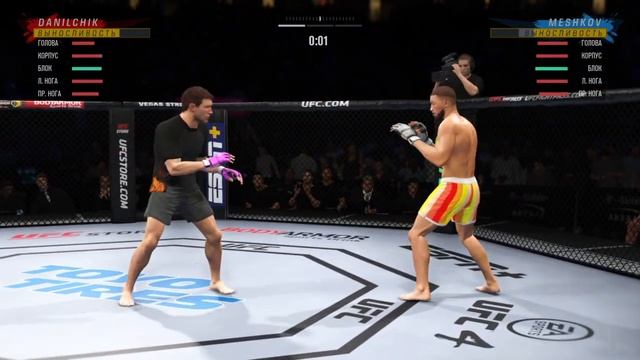 FF 13 Алексей ”Сушист” Мешков vs Олег Данильчик UFC 4 ЖЕСТ? смотреть онлайн