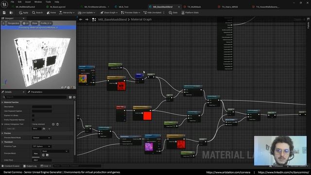 UE5 Layered Material Workflow Breakdown - Intermediate class