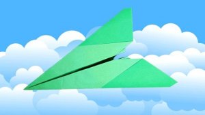 Бумажный самолетик, который Летает Далеко  Как сделать бумажный самолетик.