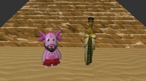 Лунтик и Нефертити 3D анимация. Айнс, цвай, фифти фифти ! Я песок и Нефертити.