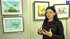 Выставка рисунка Детской школы искусств к 80-летию Победы.