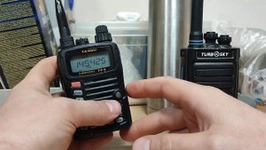 Yaesu VX-6R. Функция частотомера. Узнаем частоту профессио?