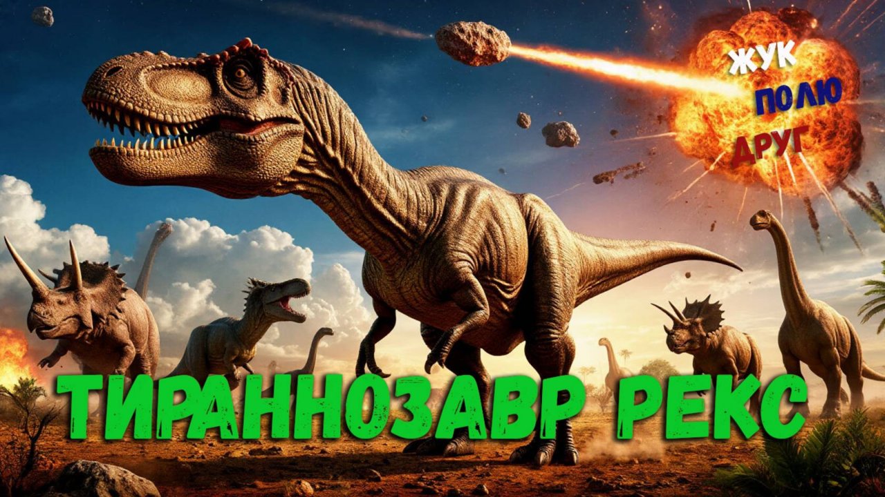 Тираннозавр Рекс. Интересные факты о Тирексе. Динозавры.