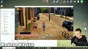 RX 550 в InZOI на слабом пк