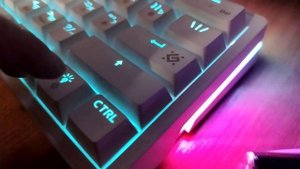 Кратки обзор подсветки клавы:defenber deimos gk 303