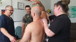 Пример диагностики по спине человека, спортсмен - ч4