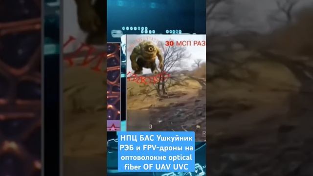 НПЦ БАС Ушкуйник РЭБ и FPV-дроны на оптоволокне optical fiber O смотреть онлайн