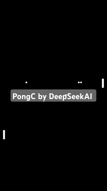 PongC by DeepSeekAI #deepseek #aigame #coding смотреть онлайн