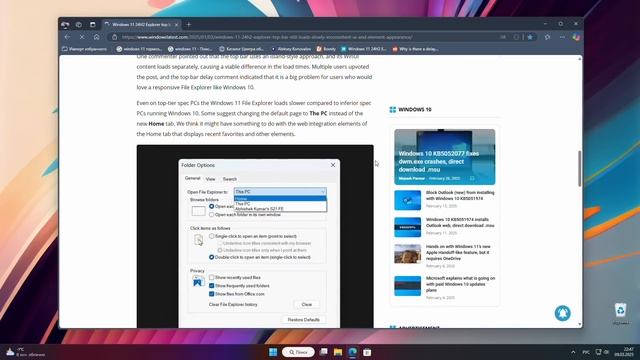 «Проводник» в Windows 11 можно кардинально ускорить? смотреть онлайн