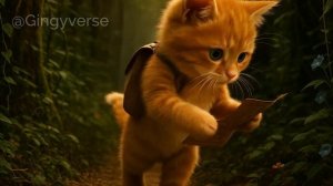 🧭 Tiny Cat’s Forest Quest_ A Lost Map and a Hidden Treasure 🍃🐾