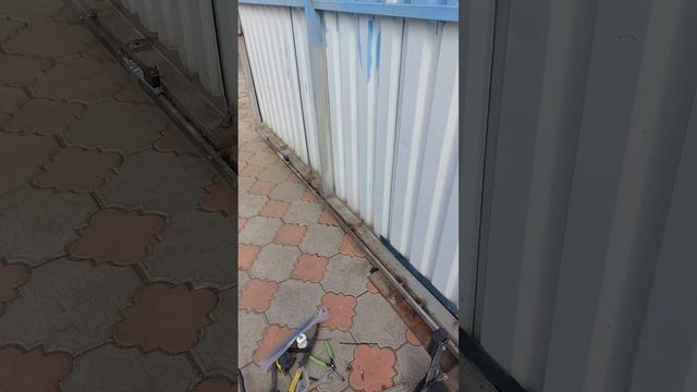 Привод Алютех на откатные ворота. смотреть онлайн