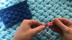 Простой, классный, объёмный узор для свитеров, пледов и кардиганов