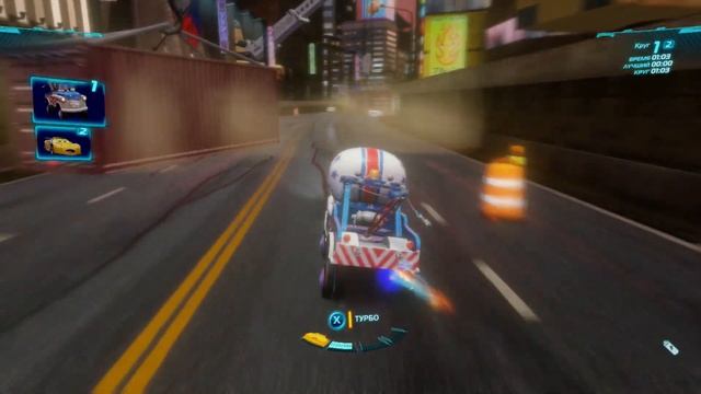 Тачки 2 (Xbox 360) - Боевой Заезд - 2 круга - Заезд "Виста" - Мэт смотреть онлайн