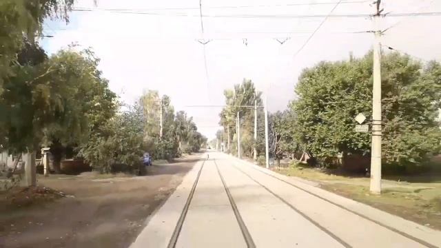 Поездка в трамвае номер 5. Завод Прибой – Уневерситет. смотреть онлайн