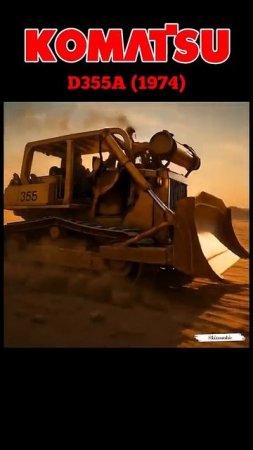 Komatsu Бульдозер История трансформации автомобиля #Technoyarus