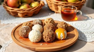 Сладкоежки теряют контроль: нежные Творожные шарики в обсыпке из Орехов и Мёда!