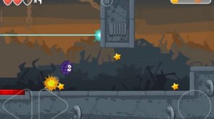 как пройти сорок четвёртый уровень в красном шарике.