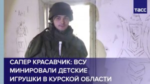 ВСУ минировали детские игрушки в Курской области