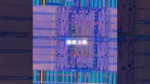 современный процессор под микроскопом.