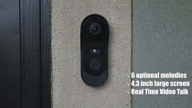 Бездротовий відеодомофон з WIFI (4,3") + нічне бачення, X8/ Д? смотреть онлайн