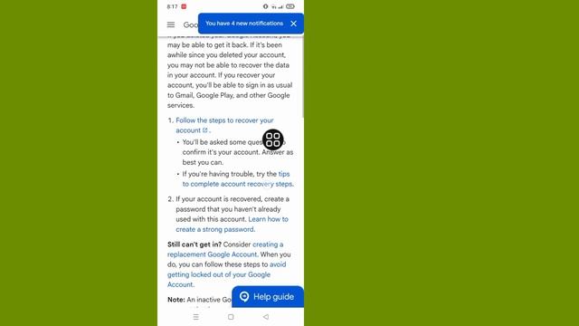 Как восстановить навсегда удаленную учетную запись Gma смотреть онлайн
