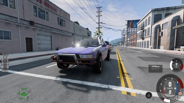 РАЗРУШИТЕЛЬНЫЕ ШАШЕЧКИ В ПЛОТНОМ ТРАФИКЕ | BeamNG.drive #9 смотреть онлайн