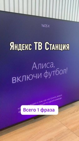 ТВ Станция трансляции, кинопоиск. Алиса, включи футбол