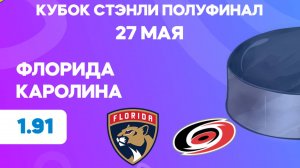 НХЛ. Полуфинал. Флорида - Каролина. Предматчевый обзор и прогноз.