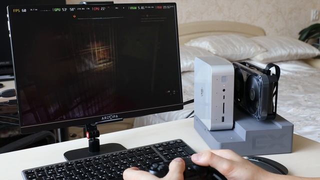 Распаковка и тестирование Док-станции Beelink EX + ASUS RTX4060 с смотреть онлайн