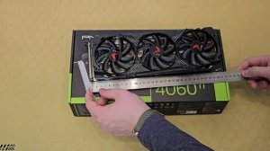 Распаковка и обзор видеокарты NVIDIA PNY RTX 4060 Ti 8GB XLR8 Gaming VERT