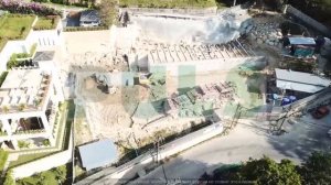 Монтаж дренажной системы без щебня Лайт Рок в Таиланде