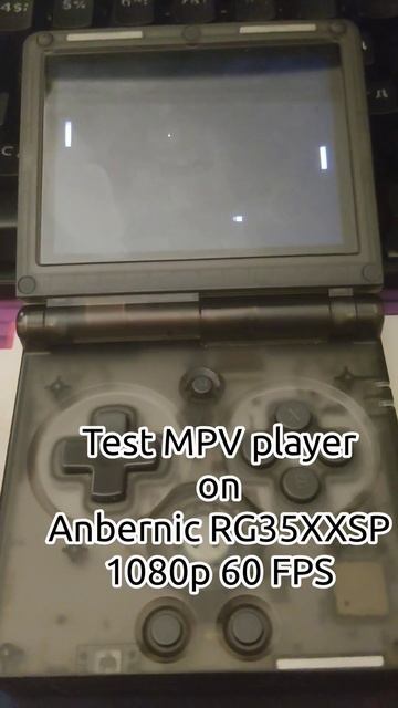 Тест плеера MPV на #anbernic #rg35xxsp #retrogames #gaming #linux смотреть онлайн