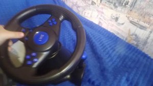 обзор на мой игровой руль от фирмы 3in1