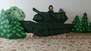 МАДОУ "Детский сад N°2" КГО, Белоногова Арина, песня "Три танкиста", г. Камышлов