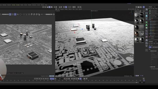 Как сделать РЕАЛИСТИЧНУЮ материнскую плату | Cinema4D & Redsh смотреть онлайн