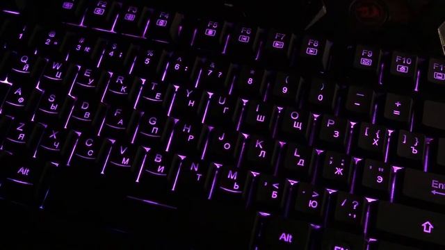 Пример подсветки Redragon Harpe смотреть онлайн