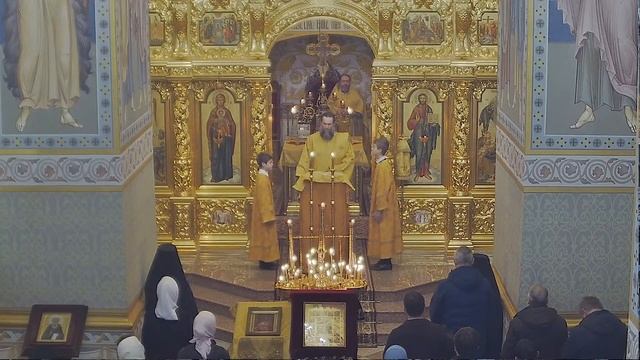 3-й, 6-й часы. Литургия. Панихида. Свято-Троицкий Алексан смотреть онлайн