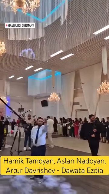 Hamik Tamoyan, Aslan Nadoyan, Artur Davrishev - Dawata Ezdia 🇩🇪 #music #wedding #shorts #ezidi смотреть онлайн