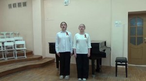 Дуэт Ермакова Арина, Малышева Анастасия. Бессмертные полки. В. Плетнёва, Ж. Колмагорова. КТК