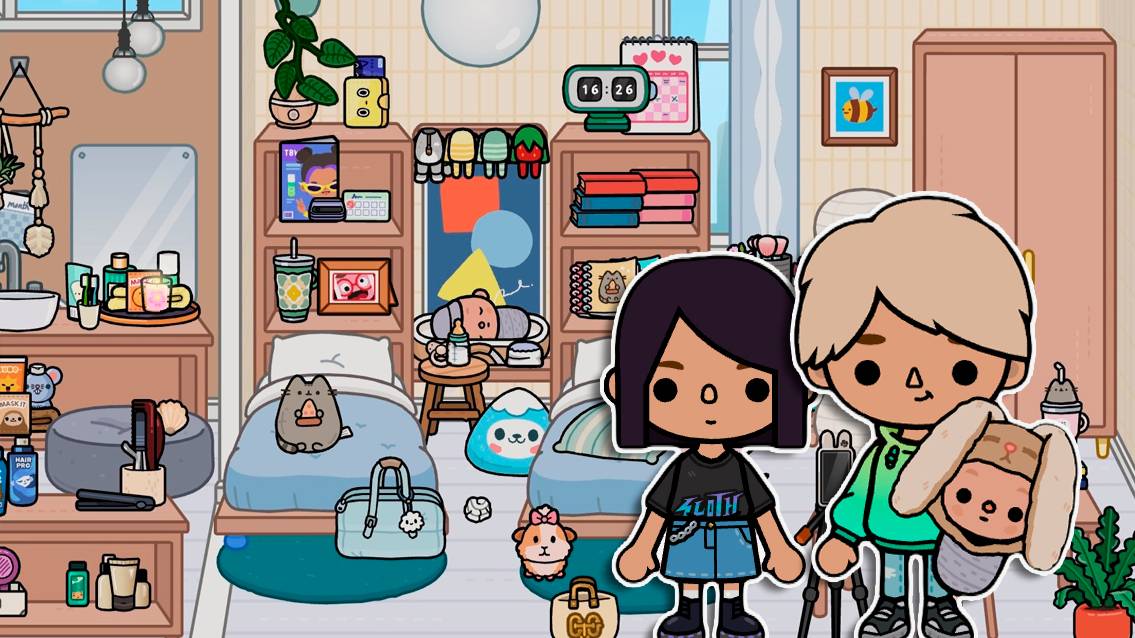 Идея бесплатного дома Тока Бока для семьи с младенцем 🪴 Toca Boca смотреть онлайн