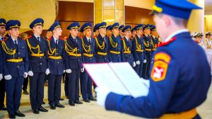 Воспитанники Нялинской школы-интерната приняли клятву кадета
