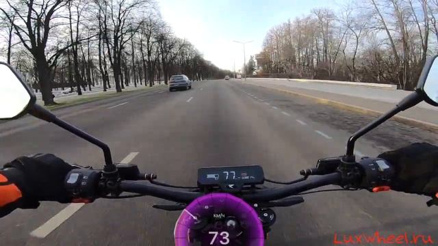 Электромотоцикл Rawrr Mantis S - обзор, тест-драйв, замер мак? смотреть онлайн