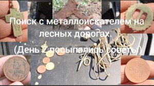 Поиск с металлоискателем на лесных дорогах. есть канал на YOU-TUBE. ссылка в описании .