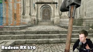 RX 570 в The Elder Scrolls 4 Oblivion Remastered на слабом пк