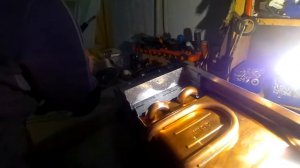 Пайка теплообменника колонки