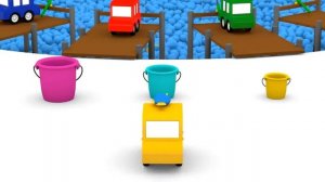 Машинки красные, синие, зеленые. биби кар