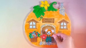 DIY | QUIET BOOK | MOUSE HOUSE | PART 1 | ИГРОВАЯ КНИГА | МЫШКИН ДОМ | ЧАС?