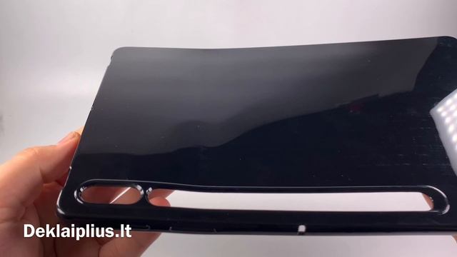 Tpu juodas Samsung Tab S7 Plus dėklas-чехол-case смотреть онлайн