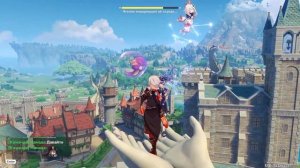 Игра на лире от вежливого человека в Genshin Impact